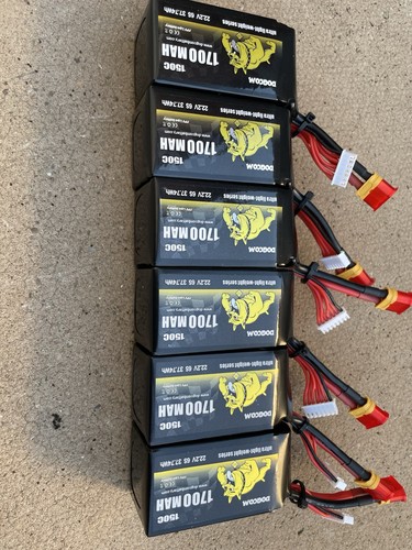 Dogcom 1700mah 2v 150c - 6s, 22.2v