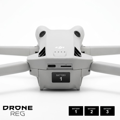 Drone battery labels - labels, –