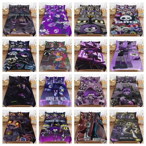 Murder drones quilt duvet - drones,